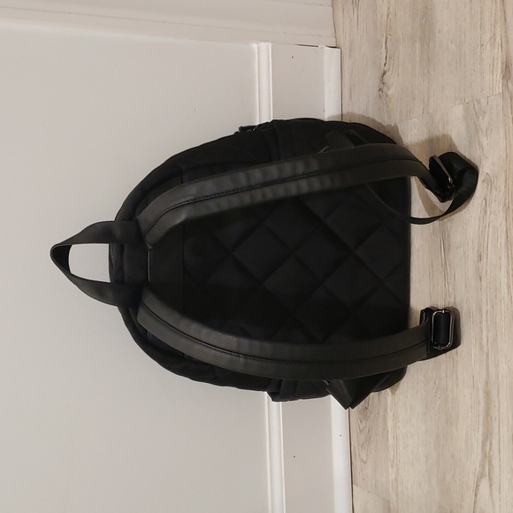 Quilted Black Backpack - Picture 3 of 10
